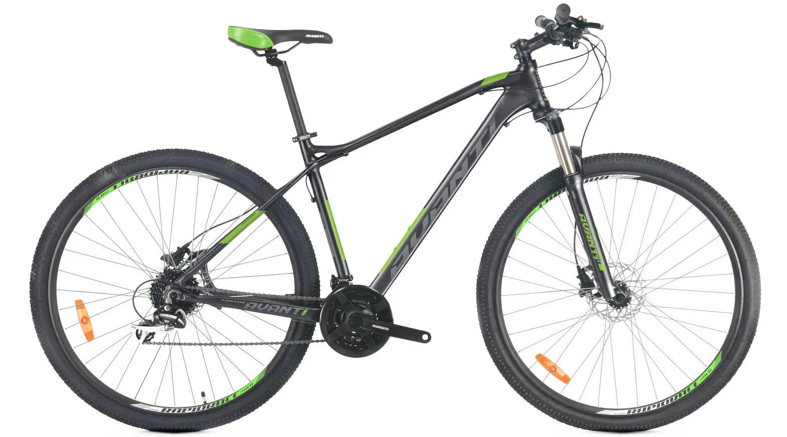 Фотография Велосипед Avanti CANYON 29", размер M рама 17" (2023), Черно-зеленый